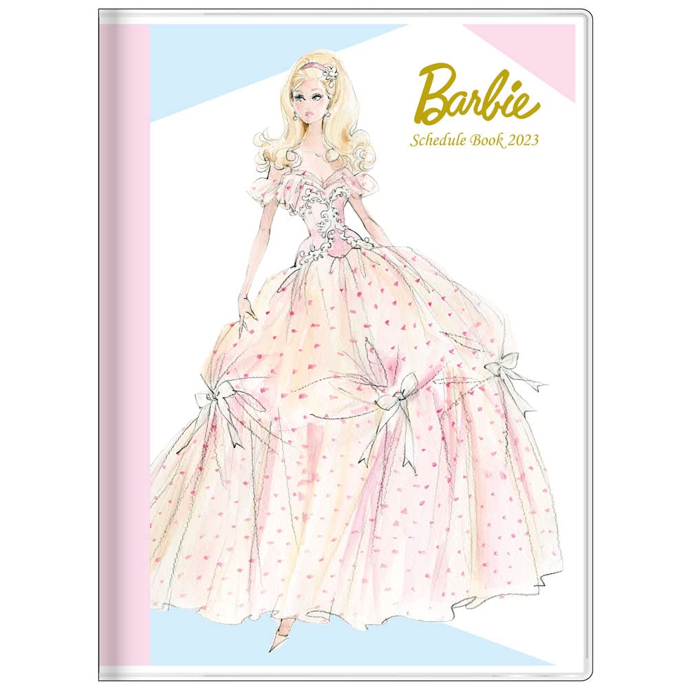 Amazon.co.jp: サンスター文具 バービー 手帳 2023年 ウィークリー B6